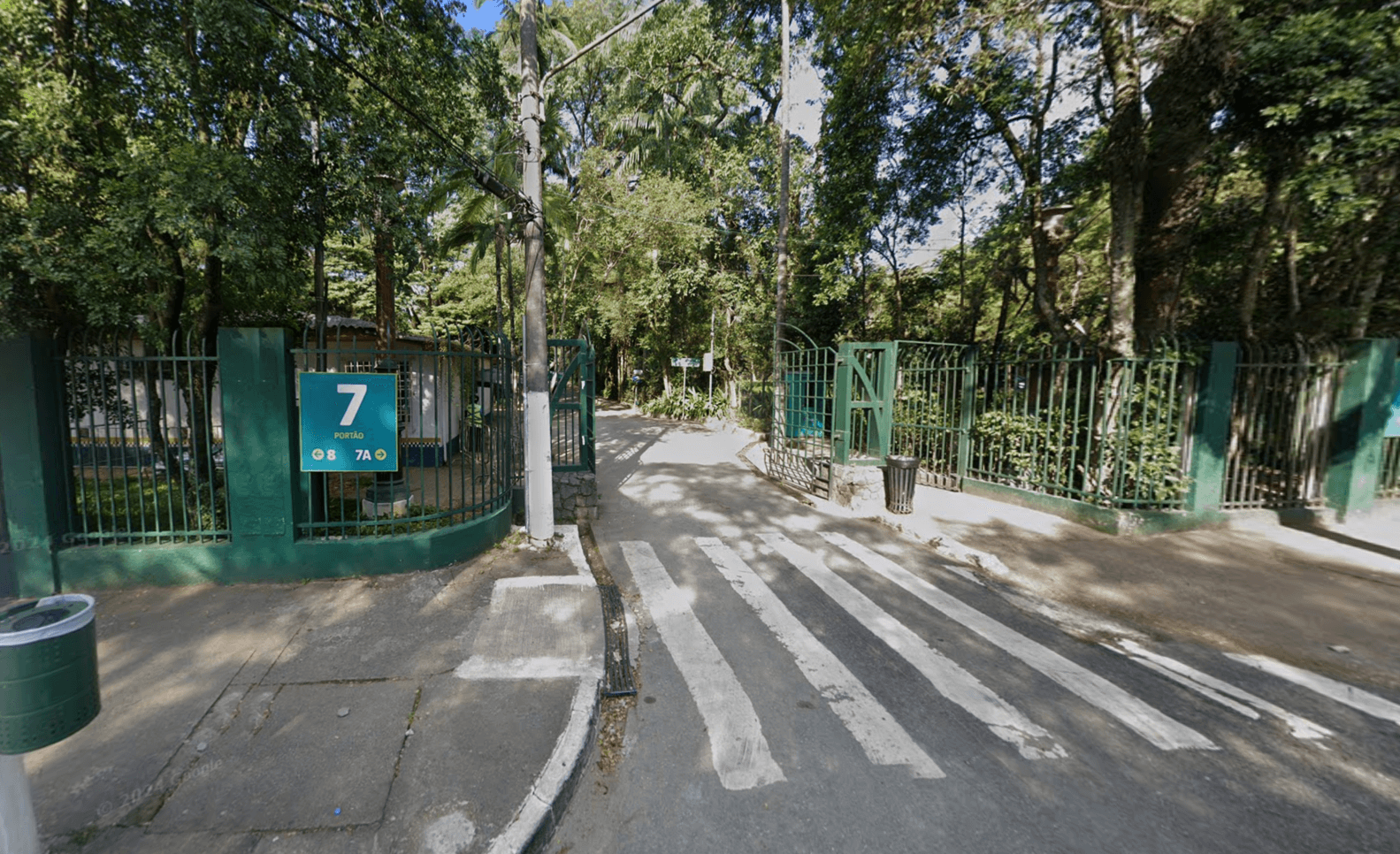 Fachada do estacionamento Portão 7