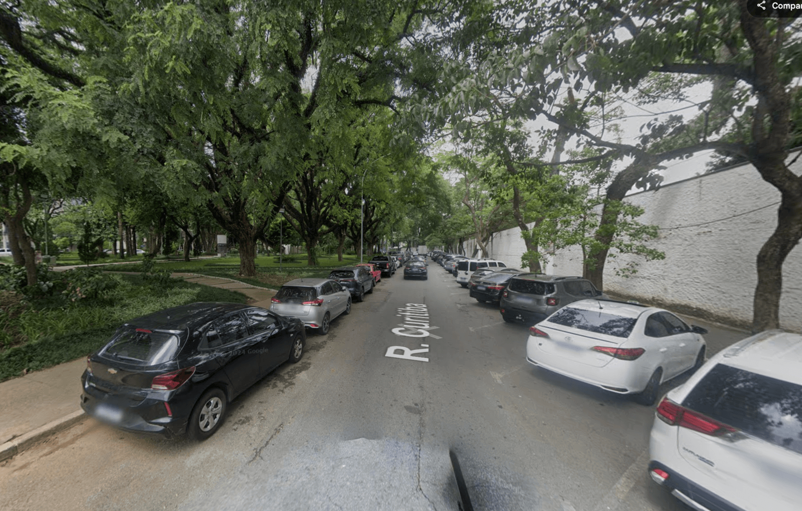 Vista da Rua Curitiba